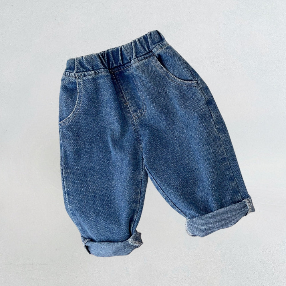 Ju Ju Jam Zen denim pants – classic blue jeans for baby boys with a soft and flexible fit.