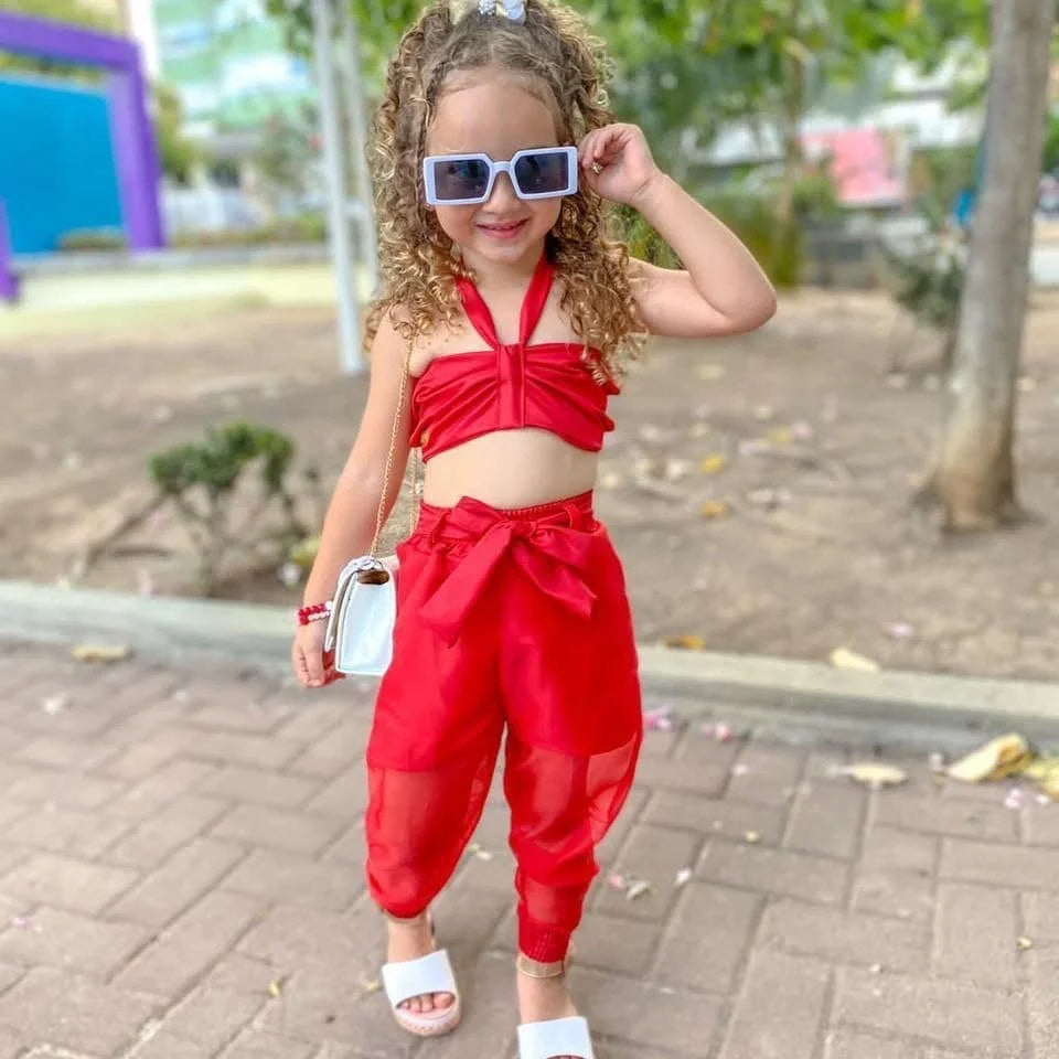 Flat lay of Pretty Party Girls Fabulous Set – trendy and comfortable clothing by Ju Ju Jam