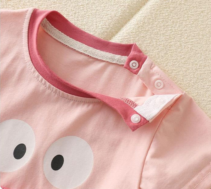 Adorable unisex romper with 3D giggle mouth style – Ju Ju Jam kidswear