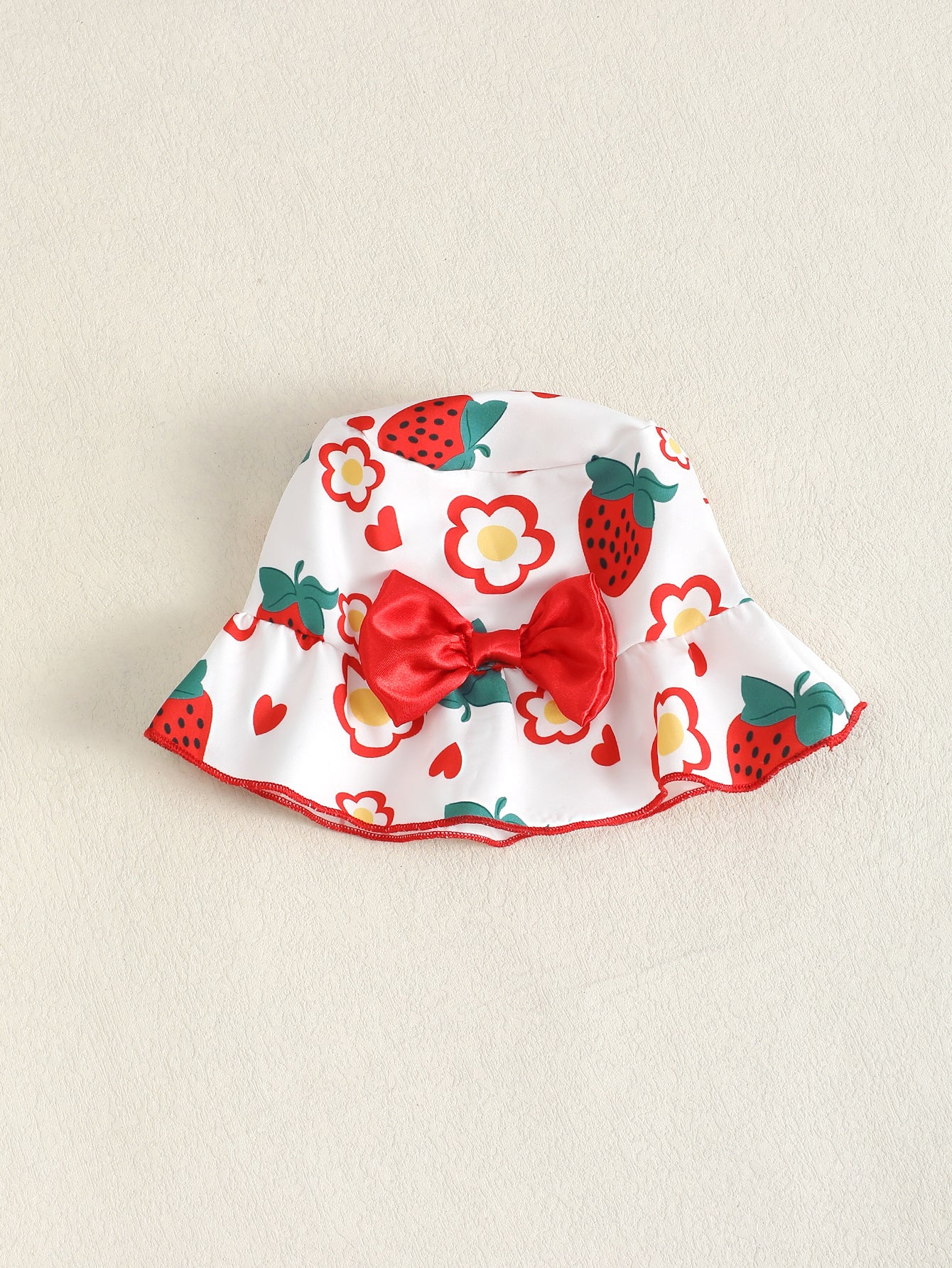 Emilia Berry Baby Girls Love Skirt Set with Hat