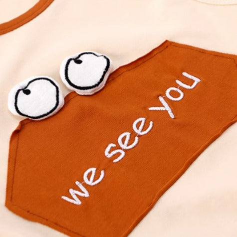 We see You Baby Boys Girls Cute Romper