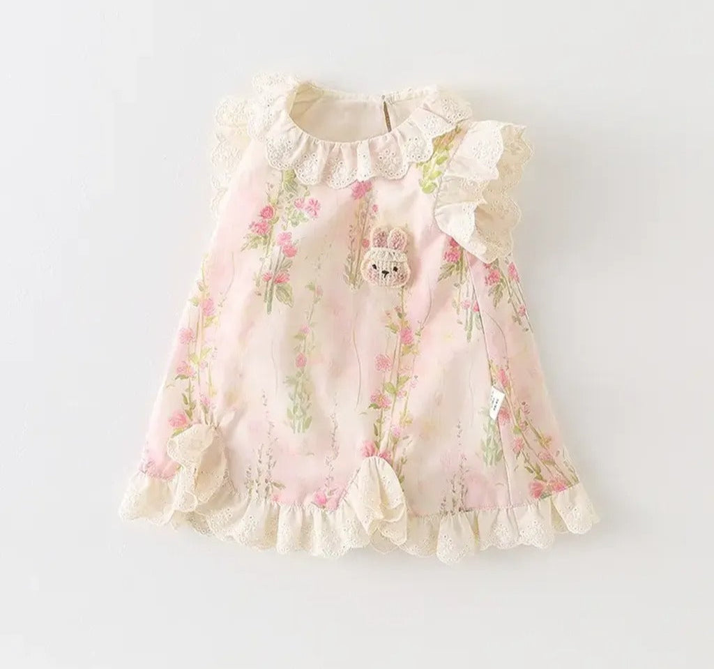 Soft Elegant Baby Girls Romper Dress