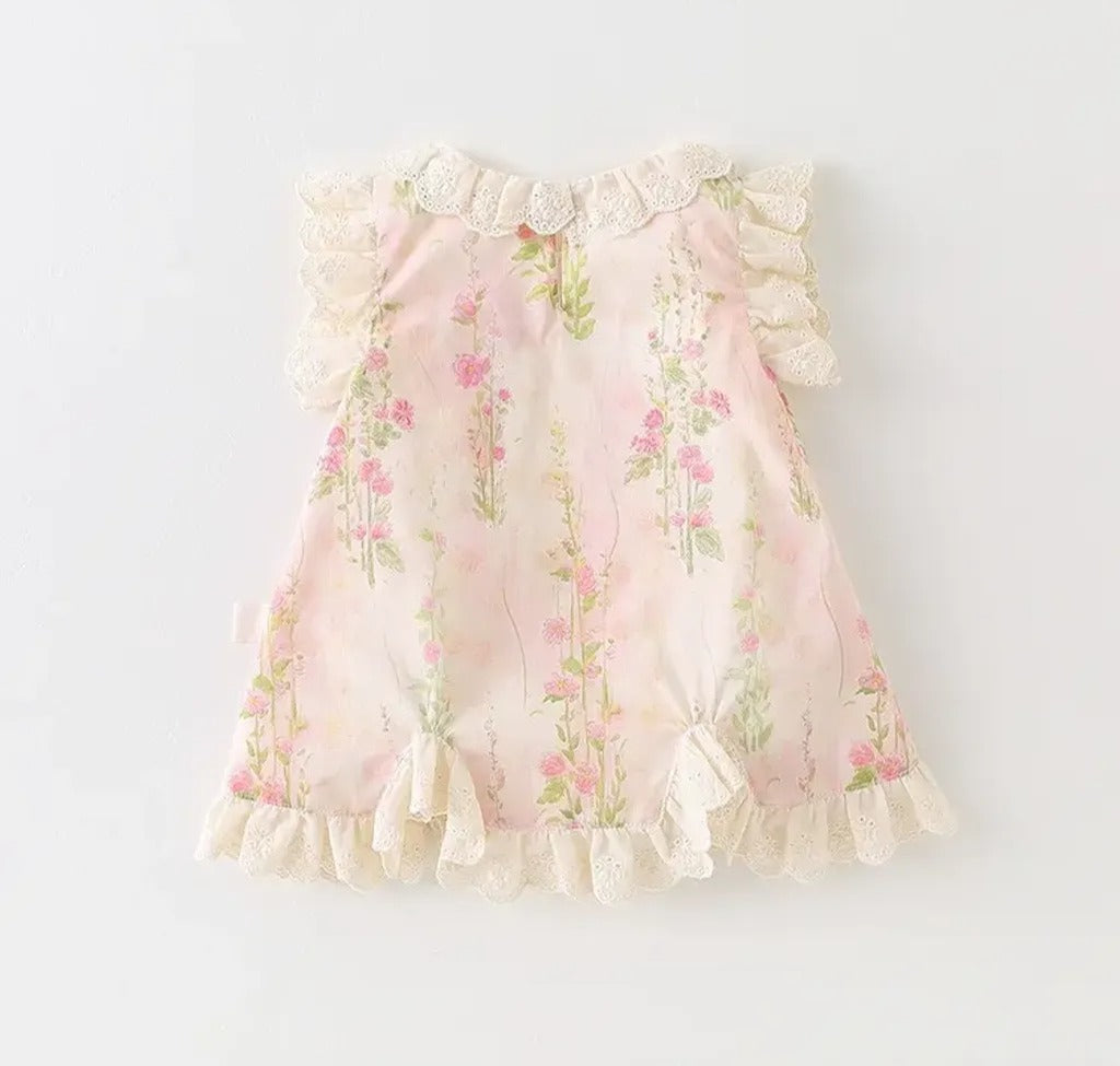 Soft Elegant Baby Girls Romper Dress