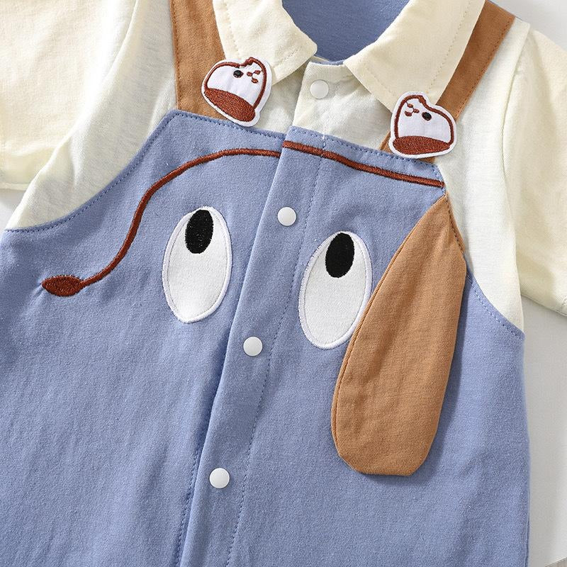 Comfortable funky baby boys jumpsuit in vibrant colors – Ju Ju Jam