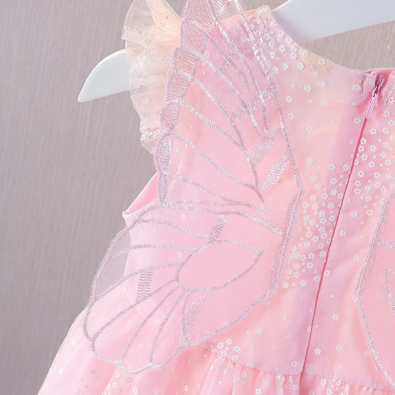 Charming girls dress with soft wings and flare – Ju Ju Jam