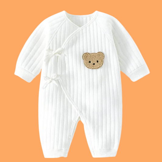 Side Knot Cute Baby Boy and Girl Romper Jumpsuit