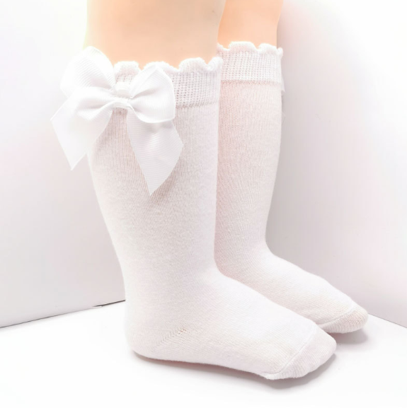 Solid color baby ballet socks for girls – Ju Ju Jam comfortable and stylish infant socks.