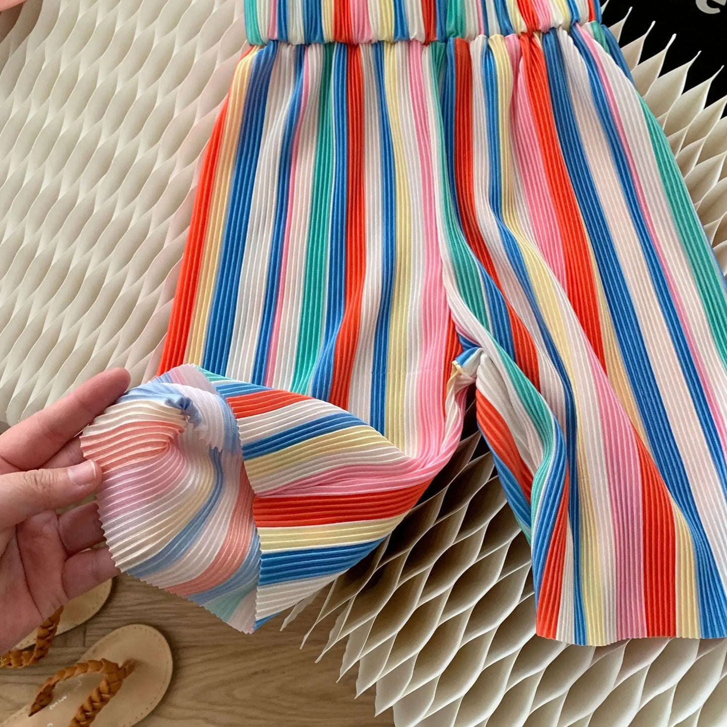 Be Kind Rainbow Set for girls – lively and expressive toddler outfit by Ju Ju Jam