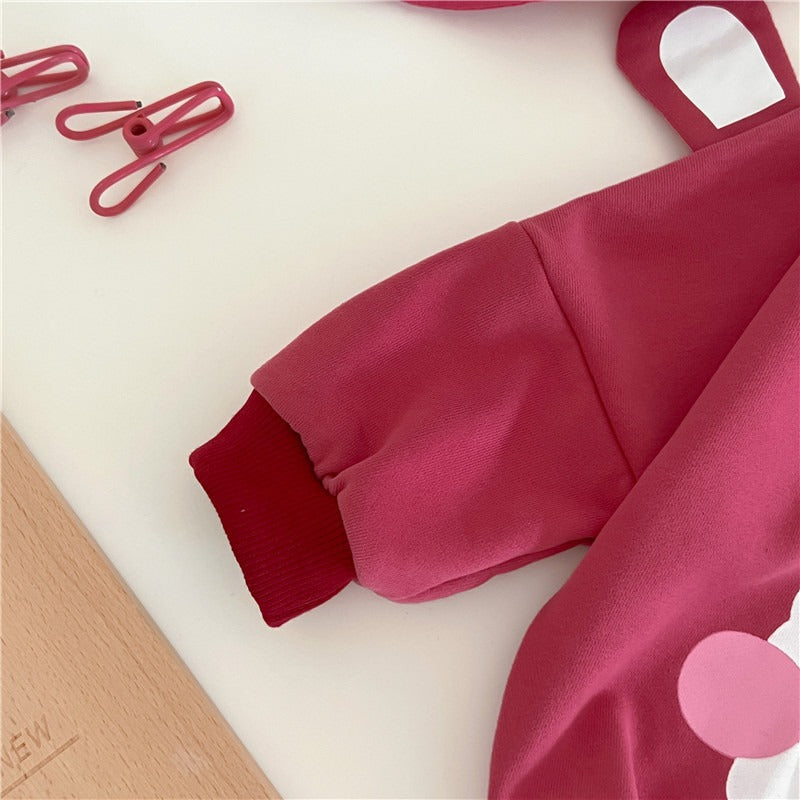 Unisex baby romper, hat, and socks in Bearberry theme β soft and cute Ju Ju Jam set