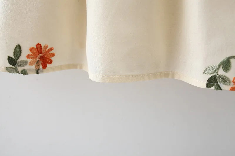 Blossom-Themed Elegant Girls Dress - Lovely baby girl dress with a touch of elegance and charming blossom embellishments, perfect for celebrations, available at Ju Ju Jam.