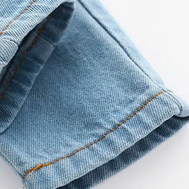 Solid color boys denim jeans in blue – Ju Ju Jam fashion