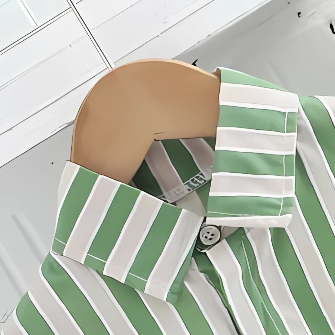 Ju Ju Jam toddler boys clothing – smart vertical striped top and bottom set
