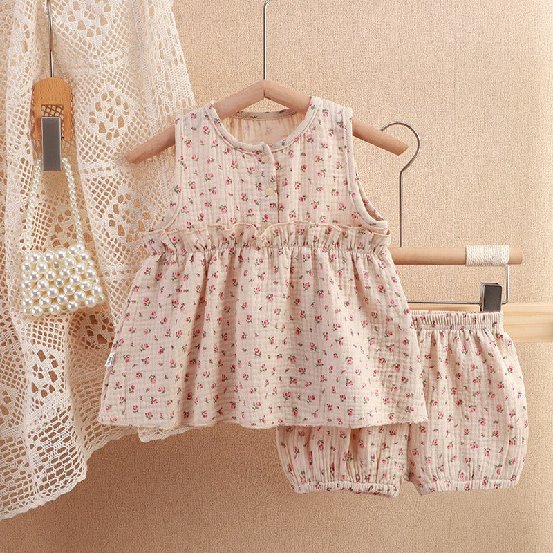 Breezy Belle girls comfy set – soft and stylish everyday outfit by Ju Ju Jam.