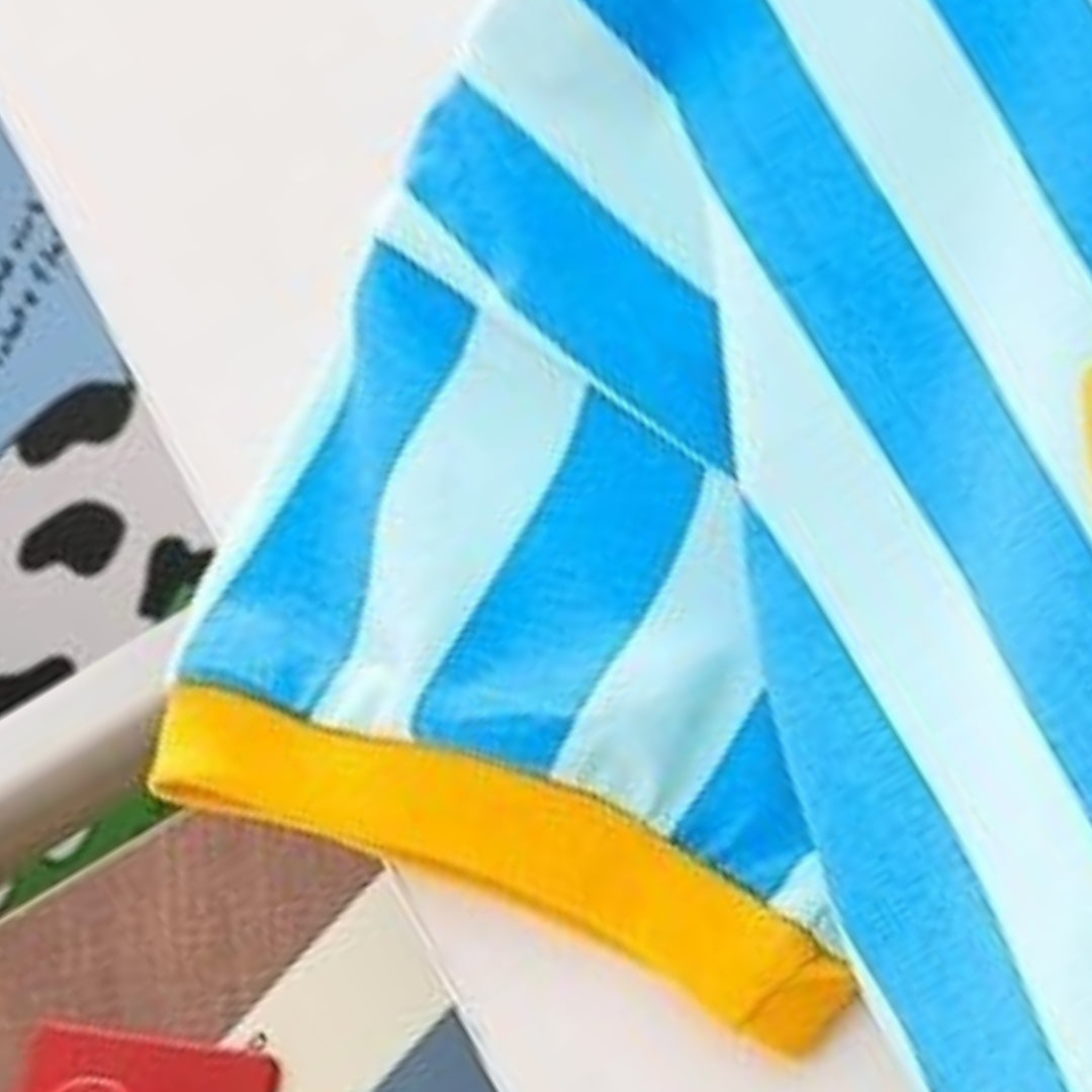 Ju Ju Jam boys summer set – Bright Sky stylish co-ord for baby boys