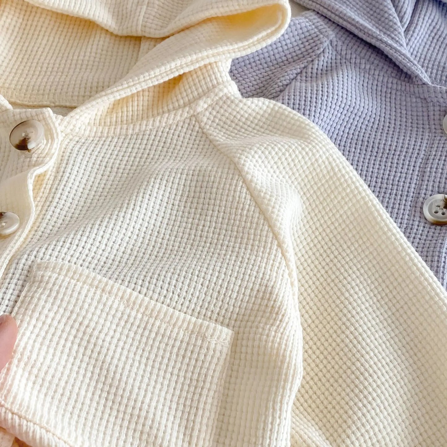 Ju Ju Jam gender-neutral baby co-ord – soft two-piece set with bunny hood for toddlers.