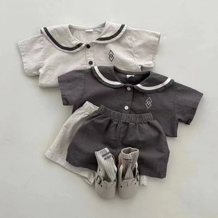 Ju Ju Jam Comfy Cotton set – gender-neutral outfit with top and shorts for toddlers and kids.