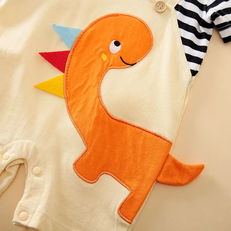 Ju Ju Jam unisex baby romper with playful dinosaur design