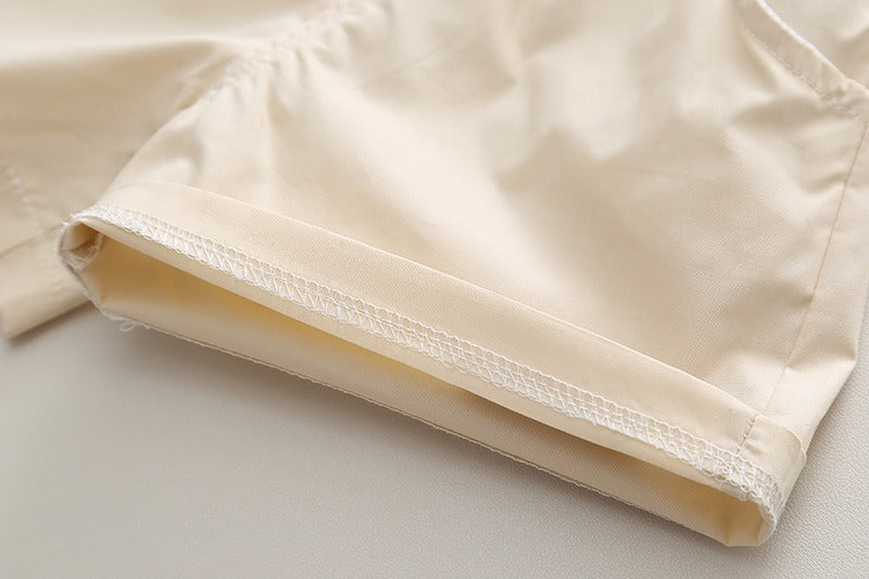 Stylish boys' outfit with contrast green neck T-shirt and shorts from Ju Ju Jam