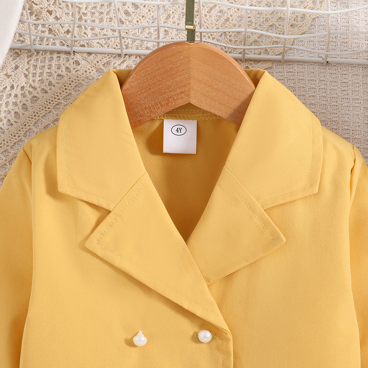Stylish yellow two-piece dress for toddlers – Ju Ju Jam partywear