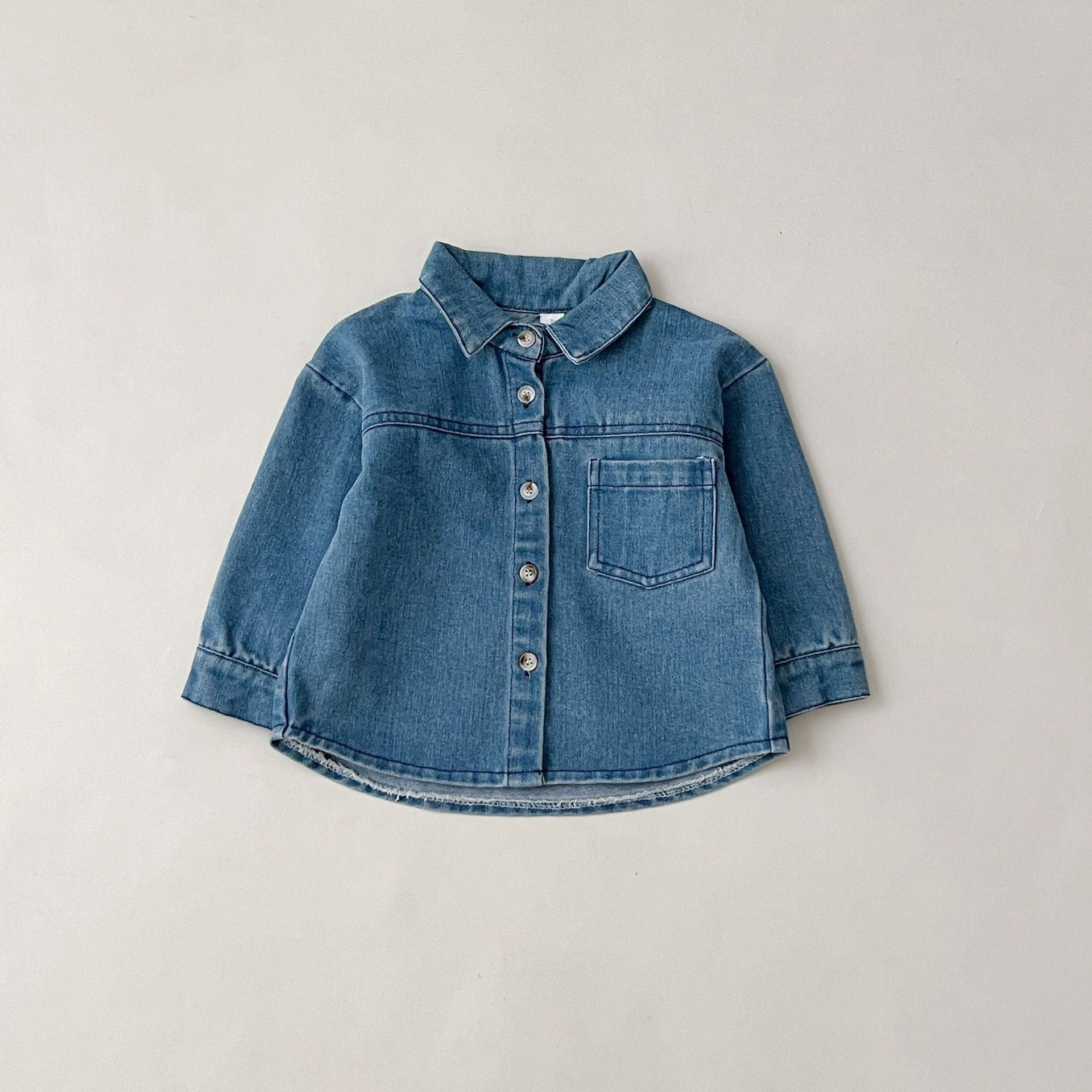 Full denim toddler outfit – Ju Ju Jam co-ords for trendy baby boys and girls.