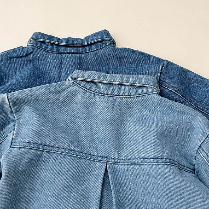 Unisex denim co-ords for kids – Denim on Denim set by Ju Ju Jam, perfect for trendy little boys and girls.