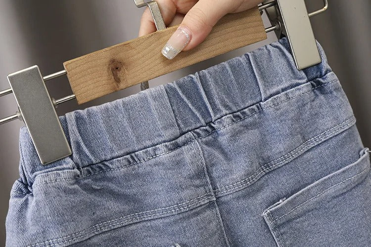 Ju Ju Jam baby and toddler girl jeans – boot cut design in soft stretch denim