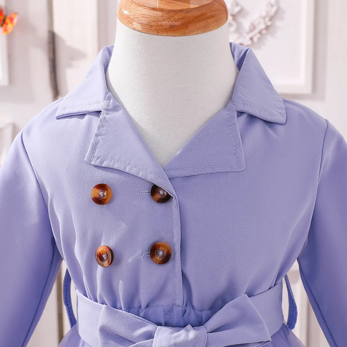 Chic lavender baby girl dress β Ju Ju Jam elegant outfit for celebrations