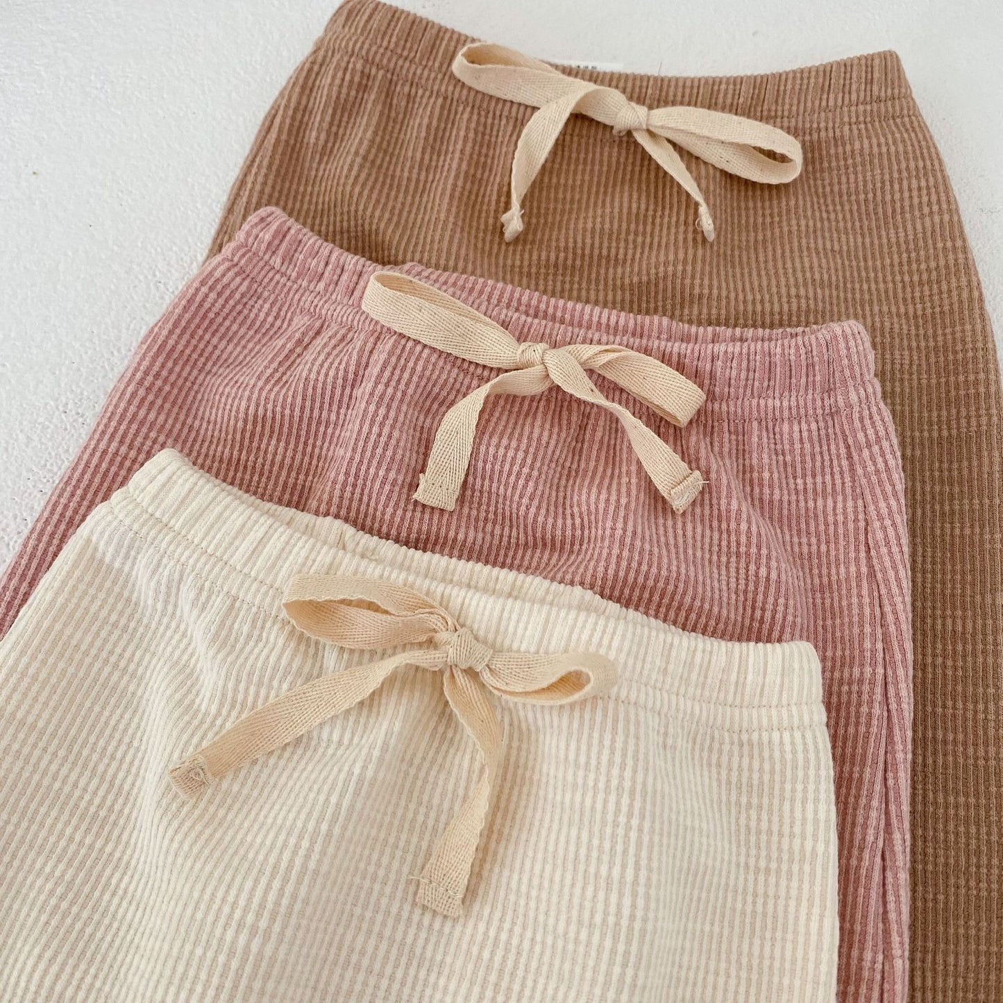 Comfortable everyday pants for baby girls – Eva style by Ju Ju Jam with a relaxed fit.