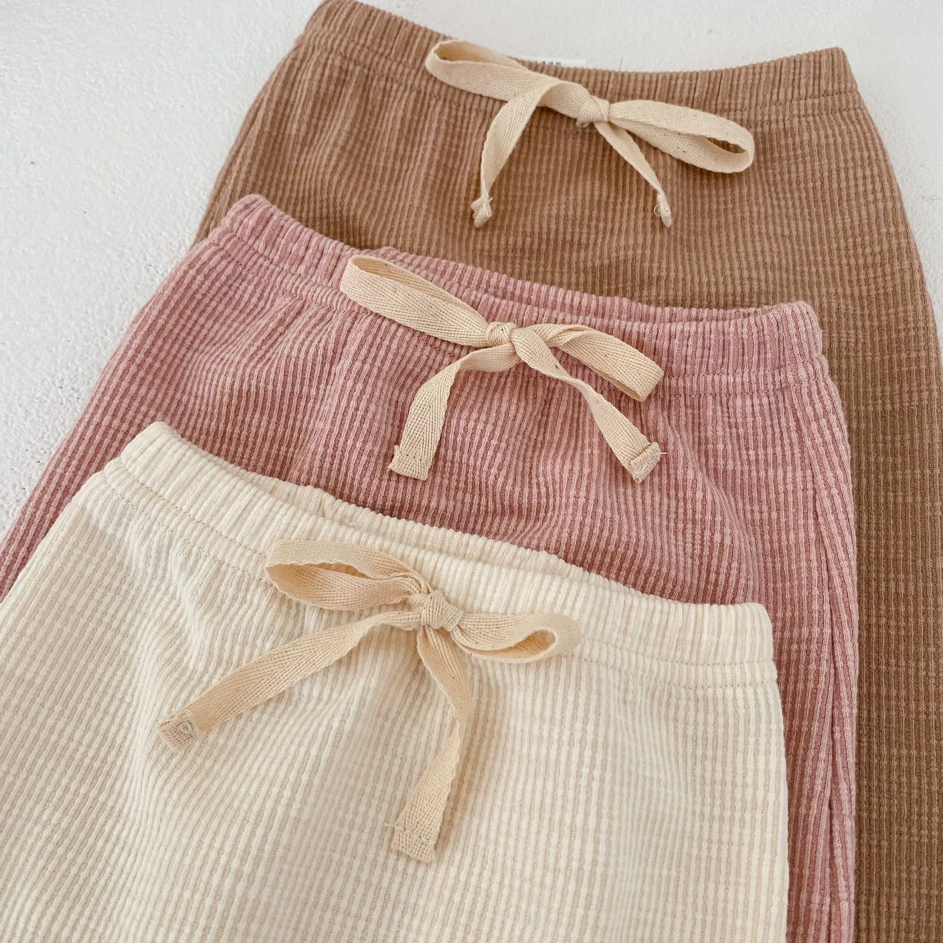 Comfortable everyday pants for baby girls – Eva style by Ju Ju Jam with a relaxed fit.