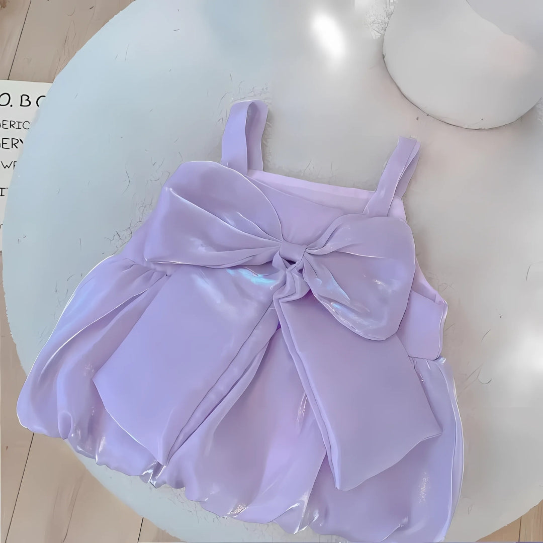Lavender party dress for baby girls with royal princess look β Ju Ju Jam