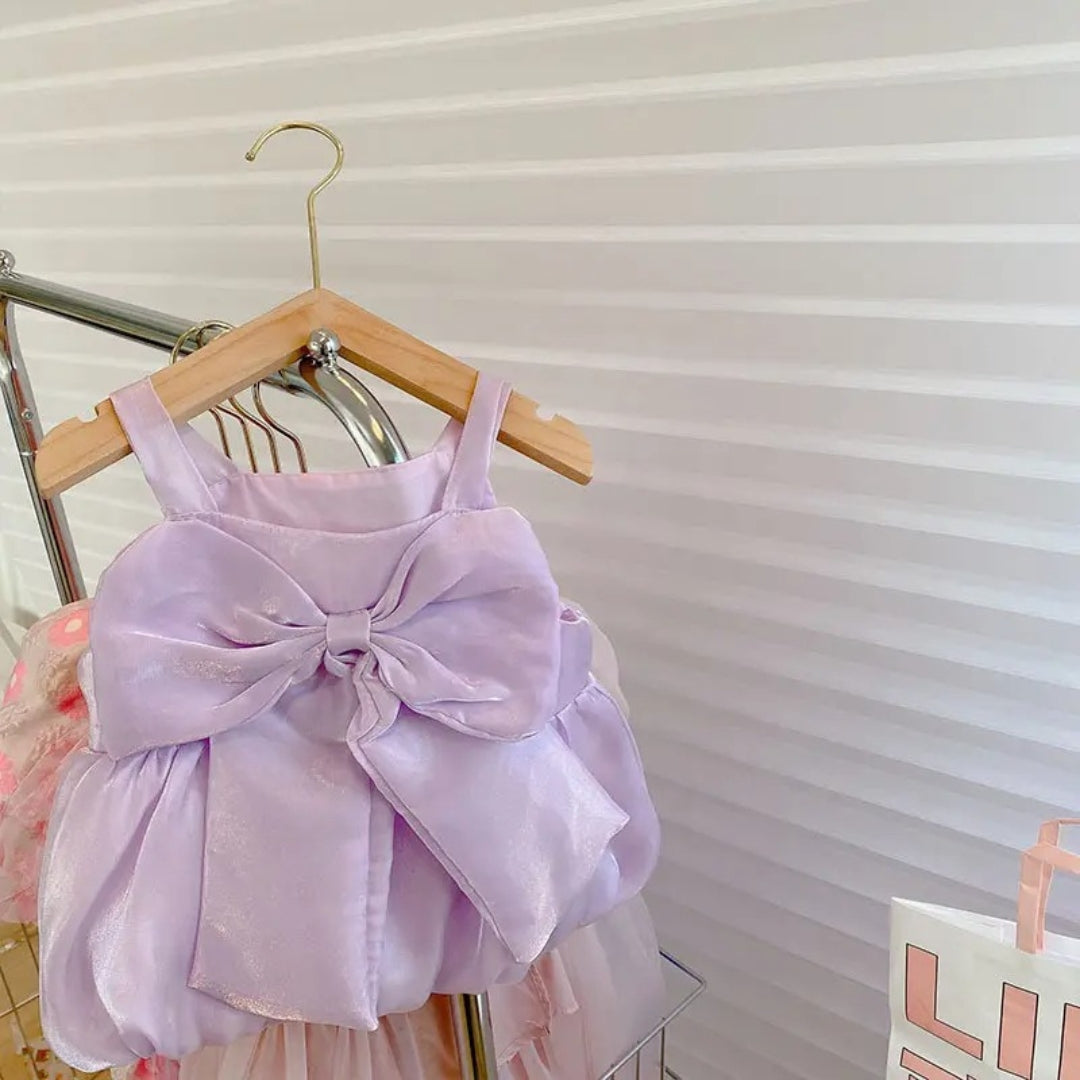 Ju Ju Jam festive lavender gown for girls β perfect for birthdays and events