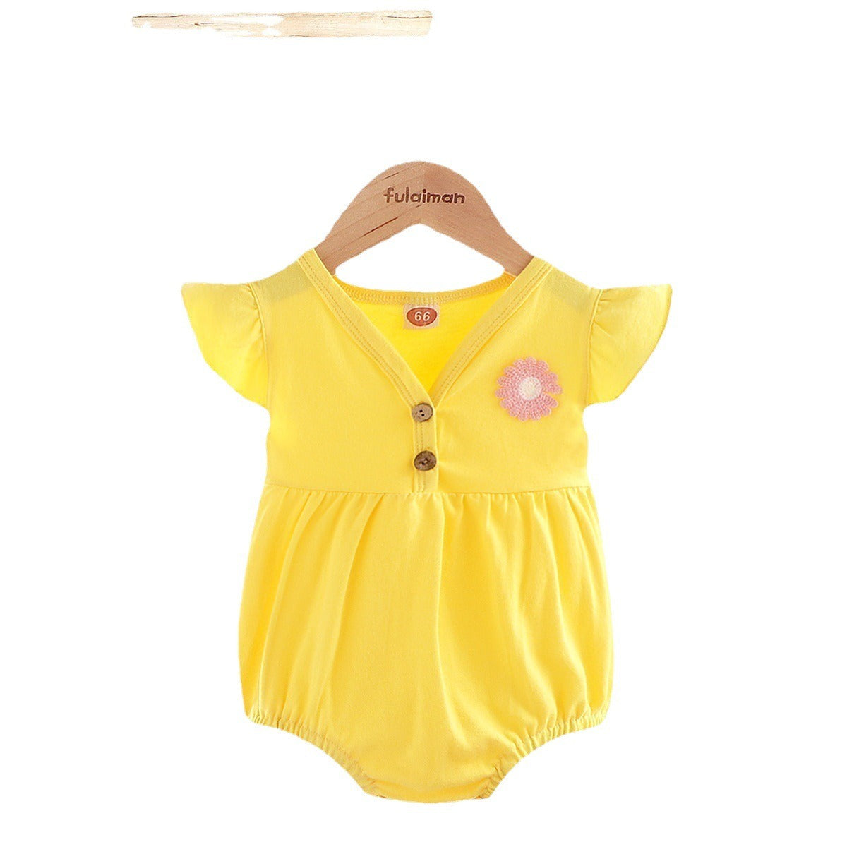 Comfy flower romper for baby girl β Ju Ju Jam baby clothing