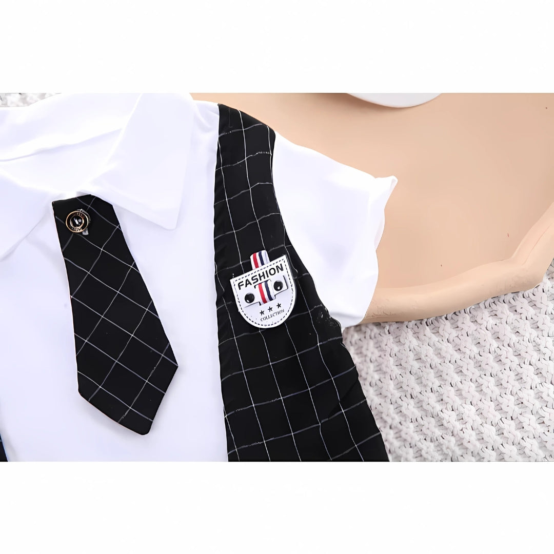 Ju Ju Jam formal boys clothing set with shirt, pants, and tie
