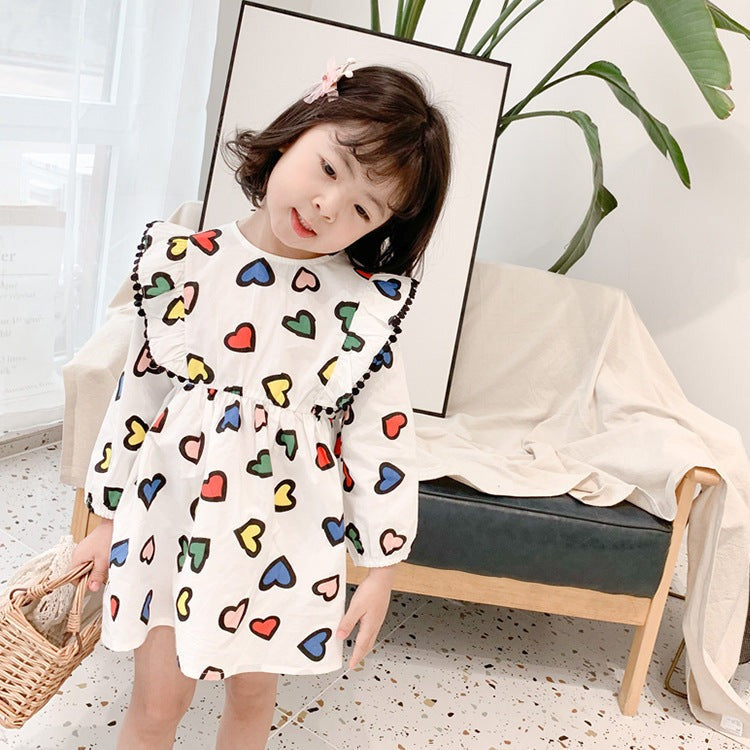 Cute and colorful baby girl outfit with heart patterns – Ju Ju Jam