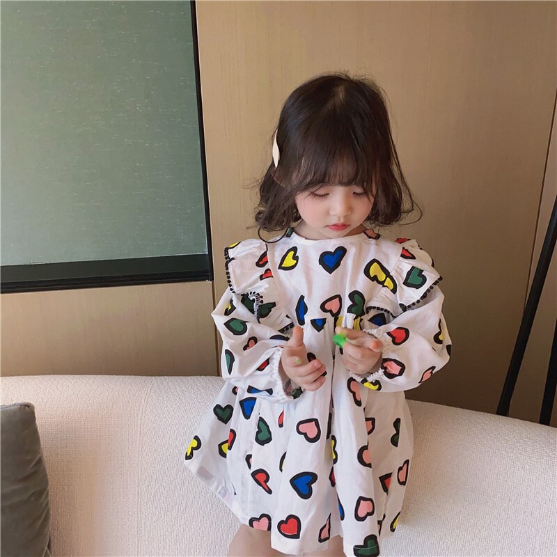 Bright and fun heart-themed girls dress – Ju Ju Jam baby outfit