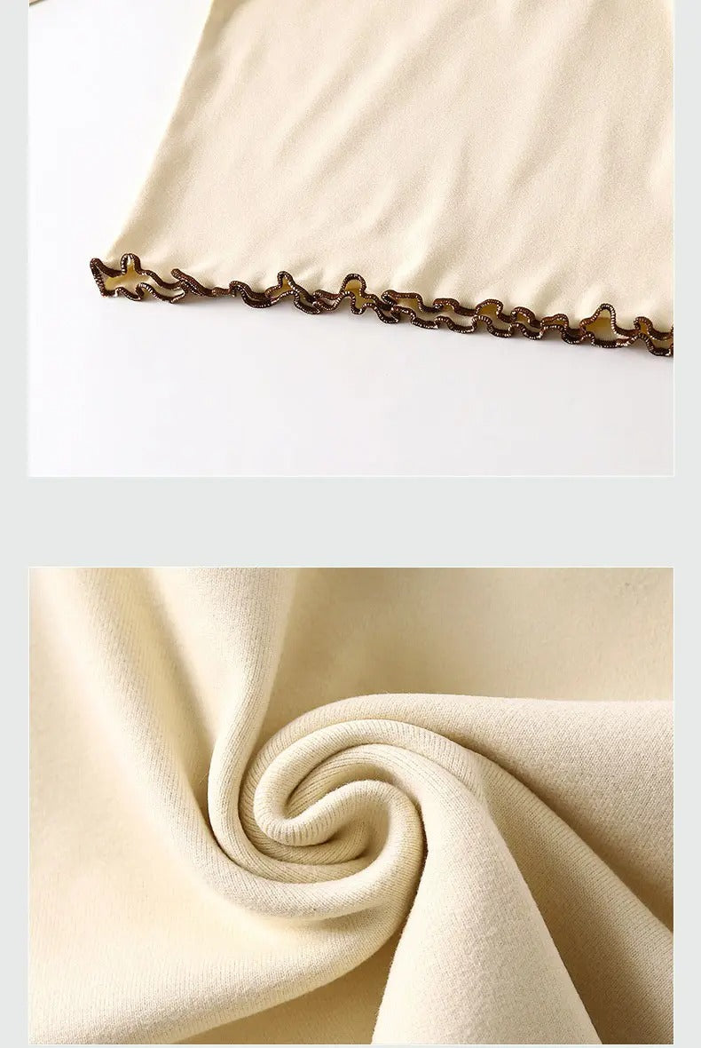 Nordic design girls top with intricate border – Ju Ju Jam comfy wear