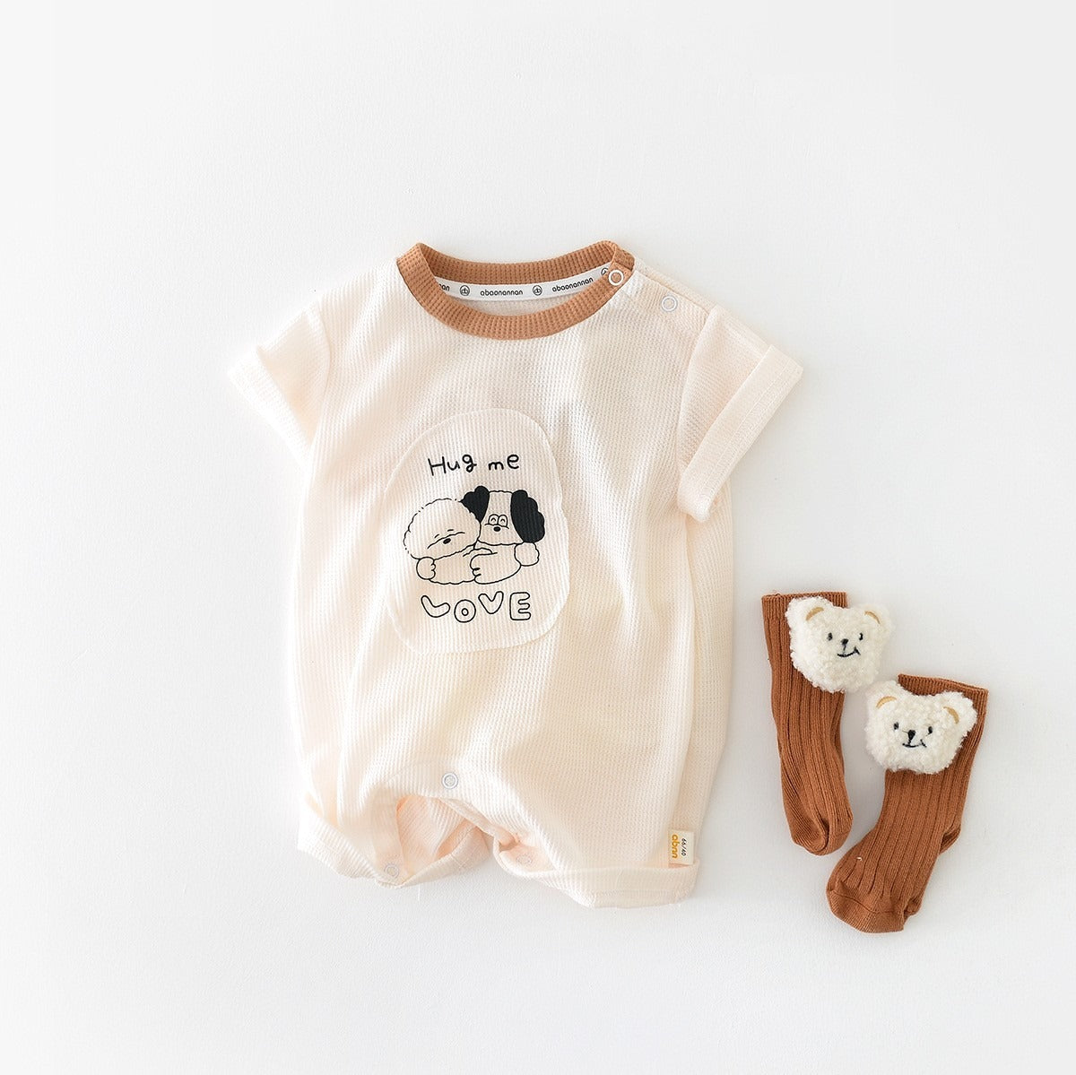 Hug Me Love Romper for Babies – Adorable Unisex Outfit by Ju Ju Jam
