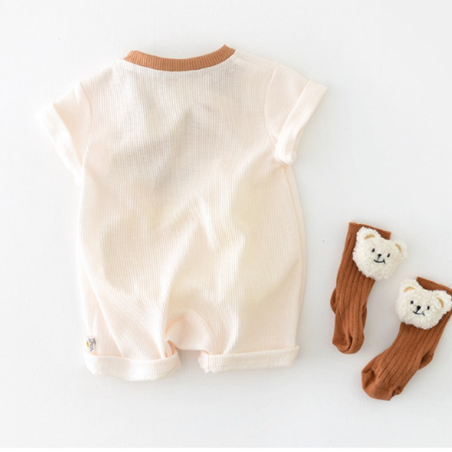 Soft Cotton Baby Romper with Hug Me Love Print – Ju Ju Jam Unisex Clothing