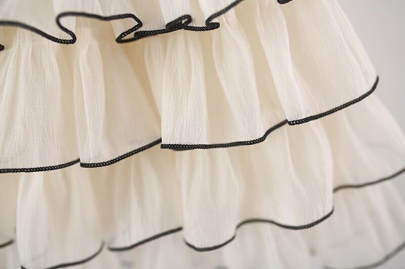 Beautiful black baby girl dress with frilled design – Ju Ju Jam clothing collection.