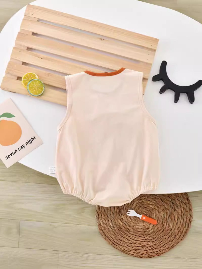Ju Ju Jam baby romper with playful eye-catching design