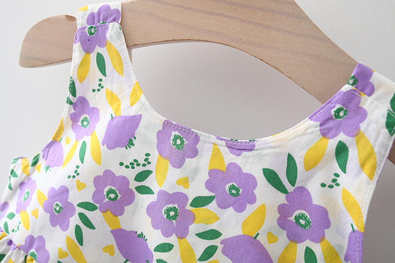 Pretty baby girl lavender dress with bow detail and hat β Ju Ju Jam