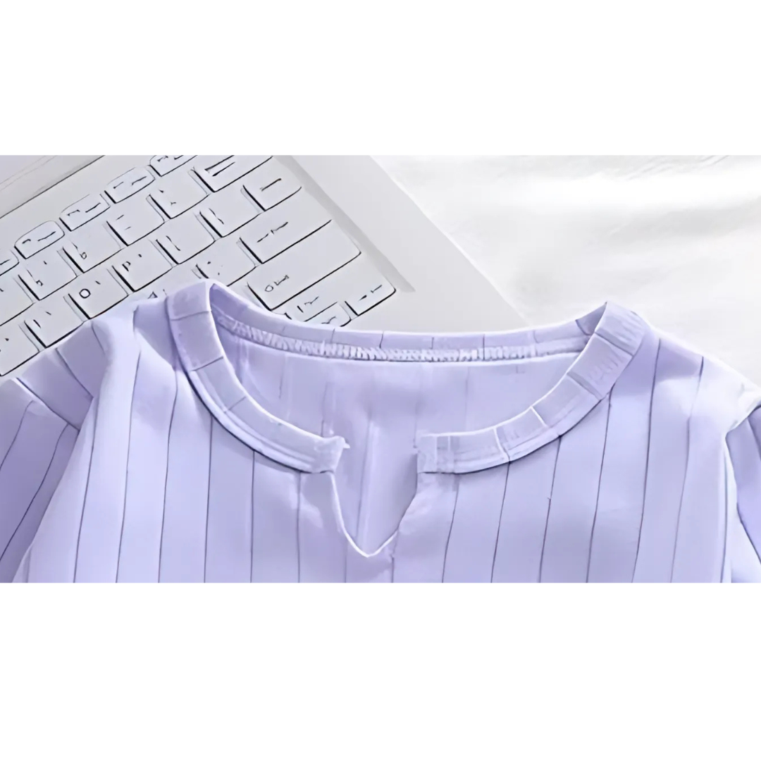 Simple and elegant lavender top for baby girls – Ju Ju Jam kidswear