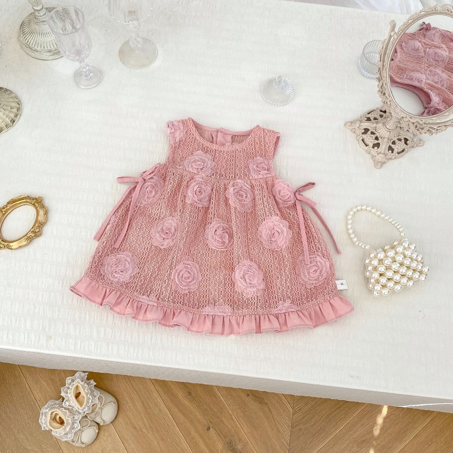 Graceful baby girl 2 in 1 romper dress set β Layla outfit for comfort and cuteness β Ju Ju Jam