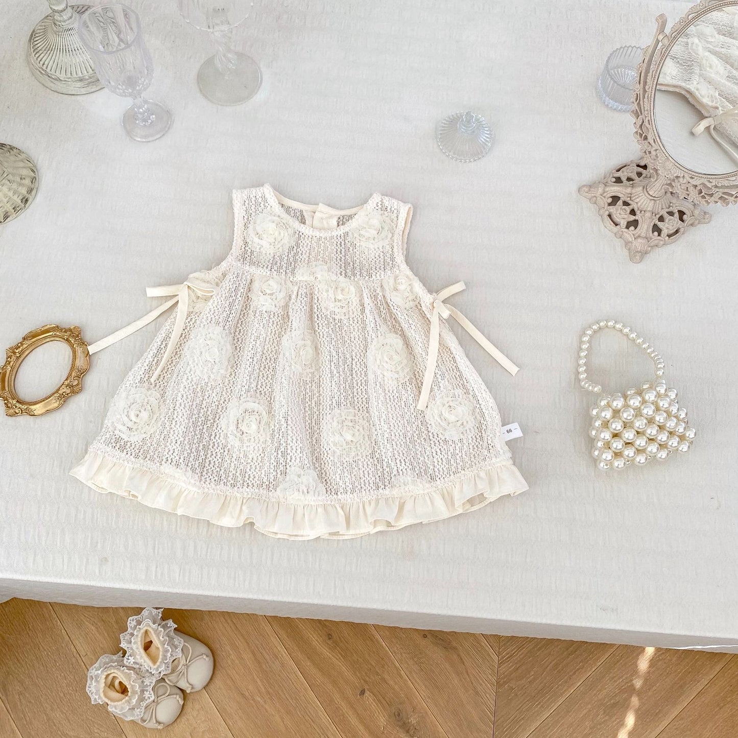 Layla collared romper dress set for baby girls β classic and playful look β Ju Ju Jam