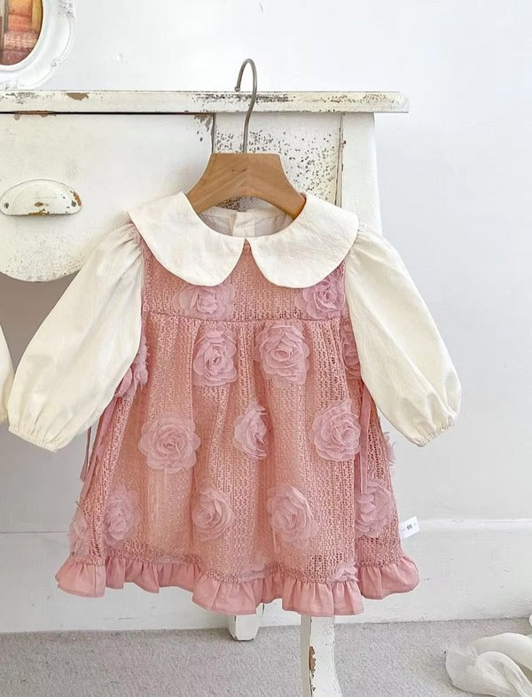 Adorable 2 in 1 baby girl romper dress set in Layla design β Ju Ju Jam babywear