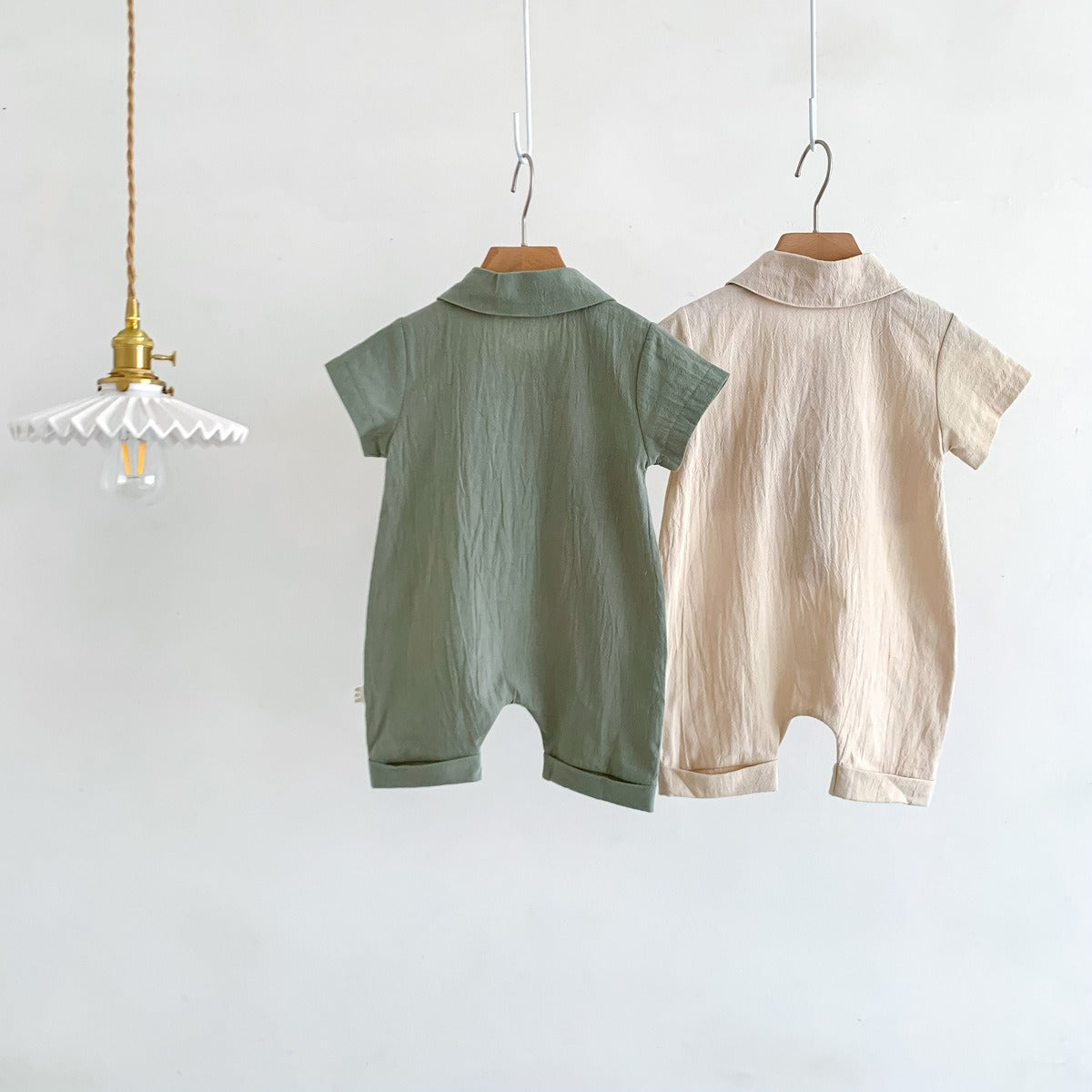 Ju Ju Jam collared baby romper β Liam baby boy outfit for special occasions