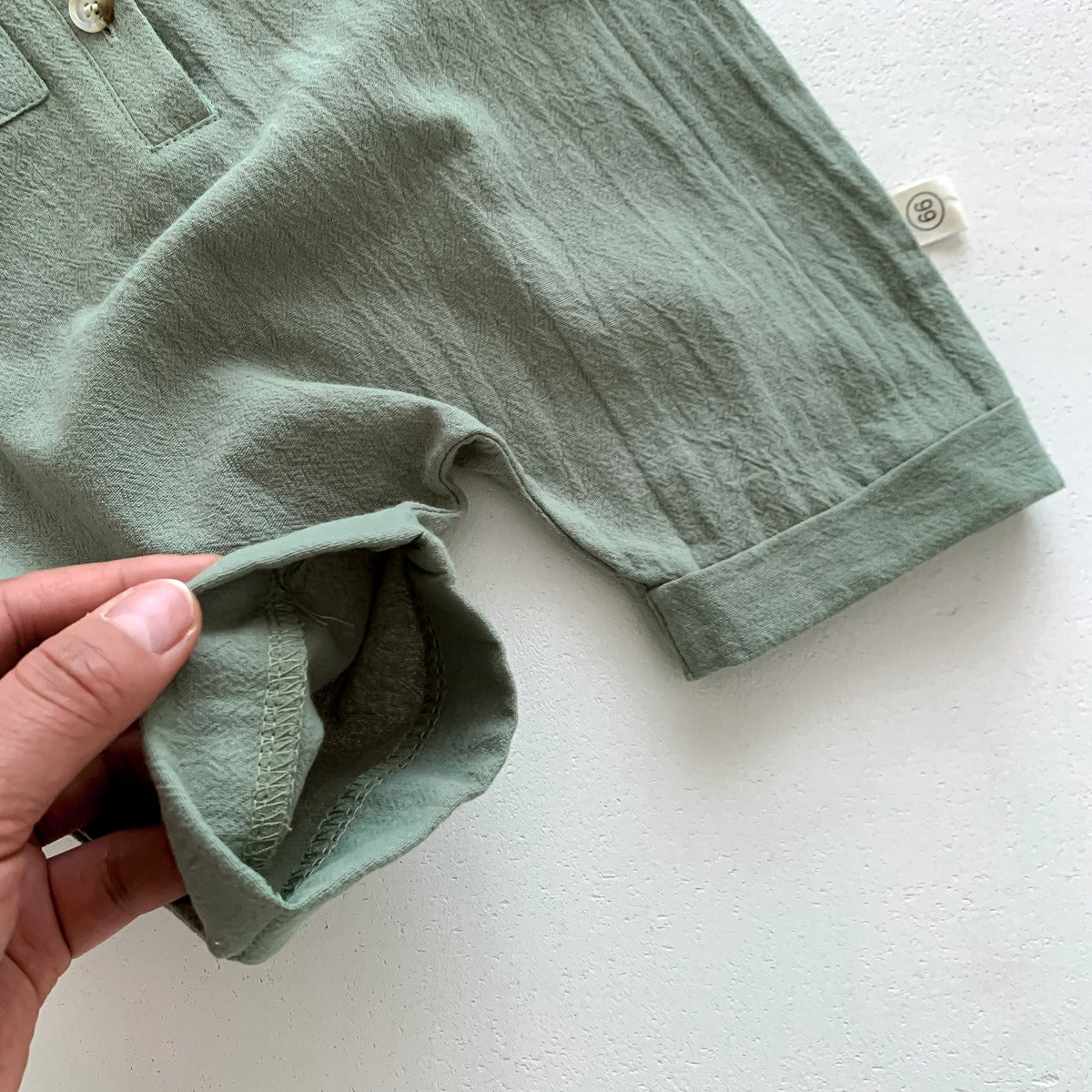 Chic and comfortable Liam romper for baby boys with collar – Ju Ju Jam babywear