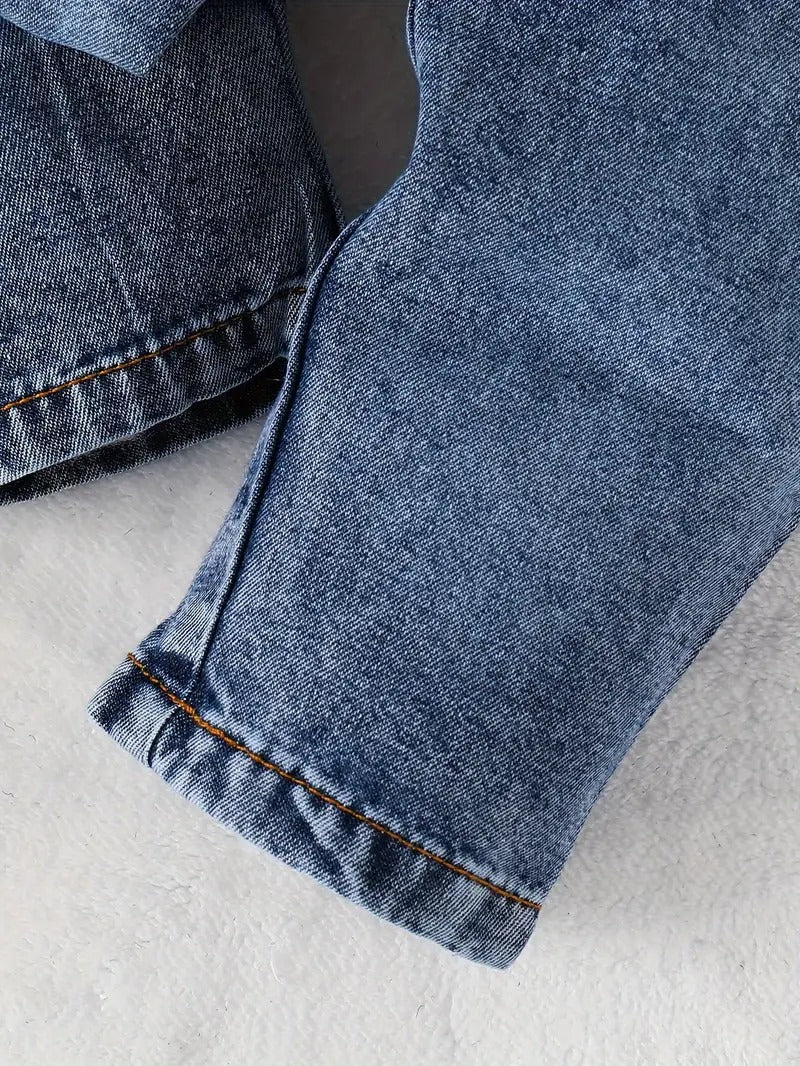 Lil Elephant casual baby boy clothing set β Ju Ju Jamβs soft cotton T-shirt and rugged denim combo.