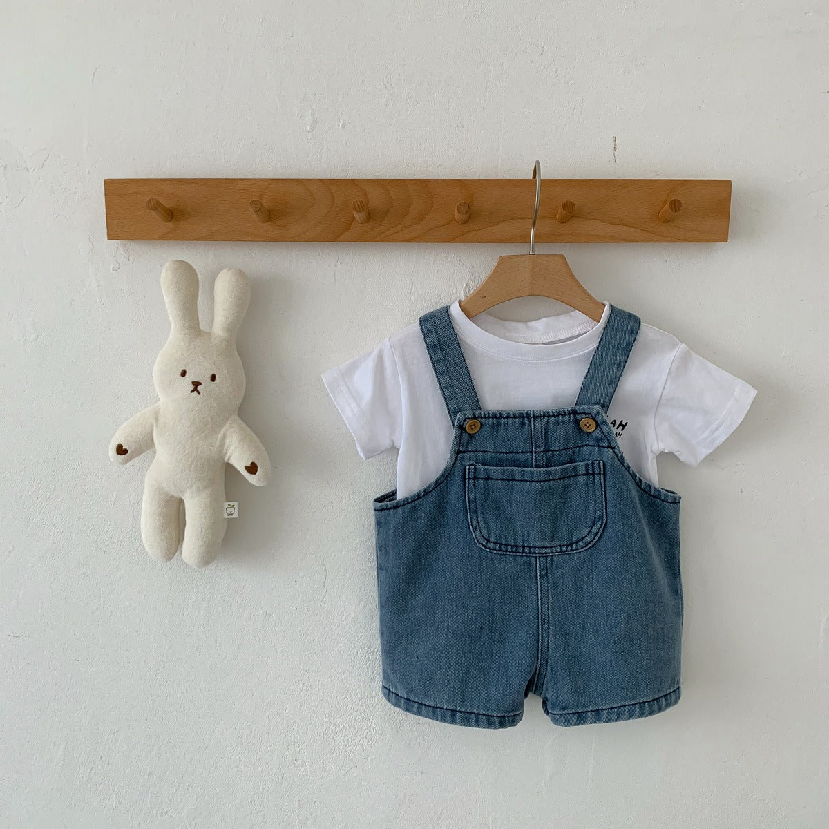 Little Denim jumpsuit for infants β Ju Ju Jamβs versatile one-piece outfit for baby boys and girls.