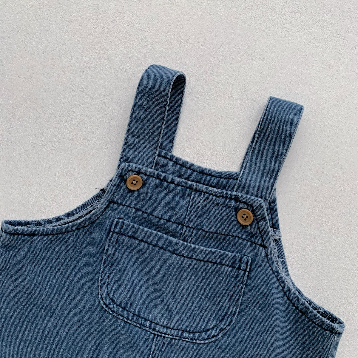 Denim baby jumpsuit set β Little Denim one-piece outfit by Ju Ju Jam for boys and girls.